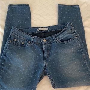 Levi’s polka dot wash